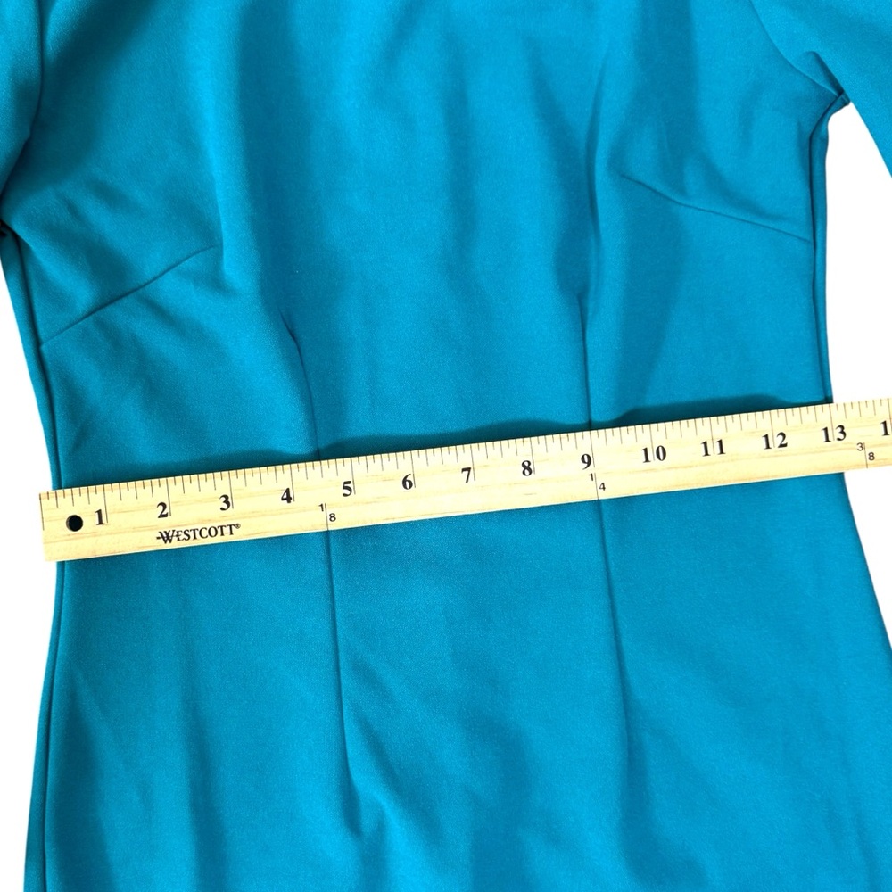 Envy Teal Bell Sleeve Dress NWT - Picture 5 of 8